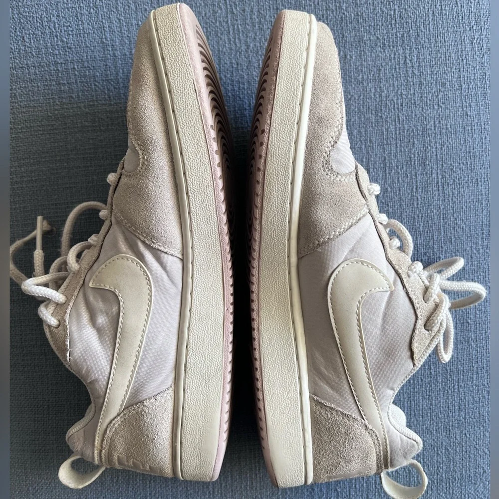 Nike Court Borough Low Premium cream sneakers - Size 8 - Picture 2 of 9